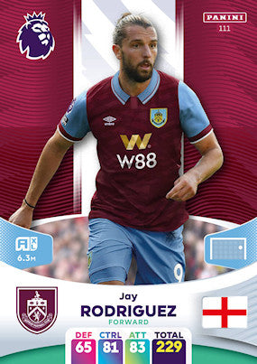 Rodriguez (Burnley - Forward) - Adrenalyn XL 2024