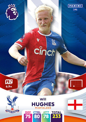 Hughes (Crystal Palace - Midfielder) - Adrenalyn XL 2024