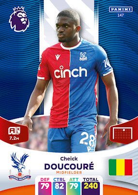 Doucoure (Crystal Palace - Midfielder) - Adrenalyn XL 2024
