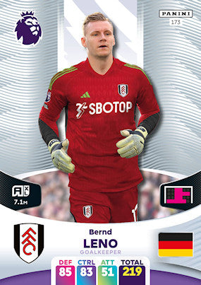 Leno (Fulham - Goalkeeper) - Adrenalyn XL 2024