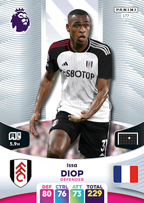 Diop (Fulham - Defender) - Adrenalyn XL 2024