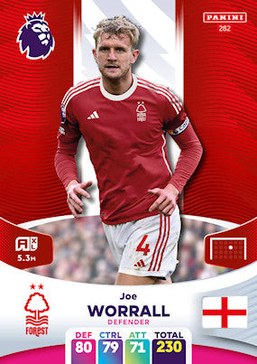 Worrall (Nottingham Forest - Defender) - Adrenalyn XL 2024