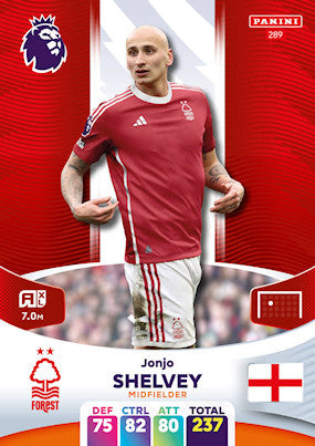 Shelvey (Nottingham Forest - Midfielder) - Adrenalyn XL 2024