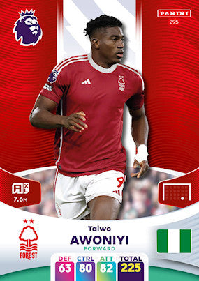 Awoniyi (Nottingham Forest - Forward) - Adrenalyn XL 2024