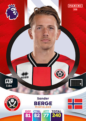 Berge (Sheffield United - Midfielder) - Adrenalyn XL 2024