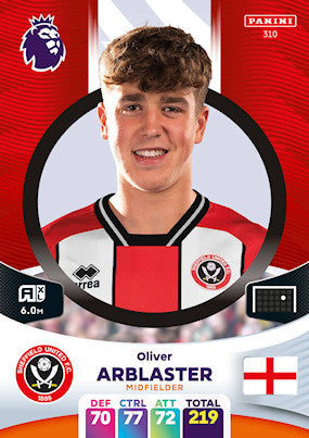 Arblaster (Sheffield United - Midfielder) - Adrenalyn XL 2024