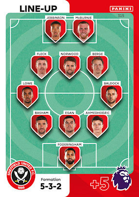 Line-Up Card (Sheffield United - Uncommon) - Adrenalyn XL 2024