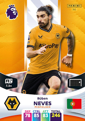 Neves (Wolverhampton Wanderers - Midfielder) - Adrenalyn XL 2024