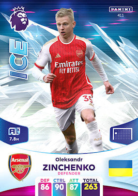 Zinchenko (Arsenal - Ice) - Adrenalyn XL 2024
