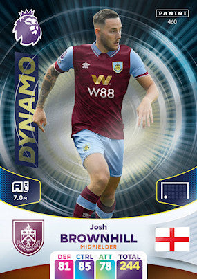 Brownhill (Burnley - Dynamo) - Adrenalyn XL 2024