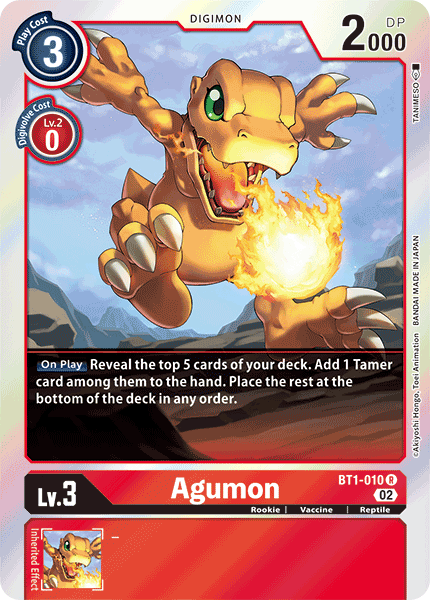 Agumon BT1-010-RB1