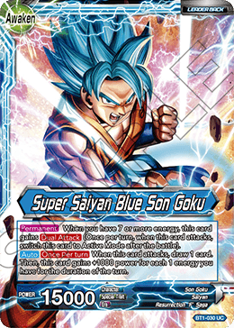 Son Goku // Super Saiyan Blue Son Goku BT1-030