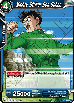 Mighty Striker Son Gohan BT1-034