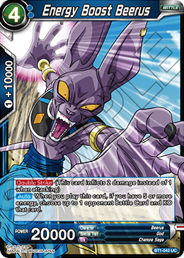 Energy Boost Beerus BT1-042