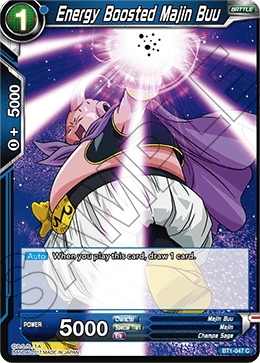 Energy Boosted Majin Buu BT1-047