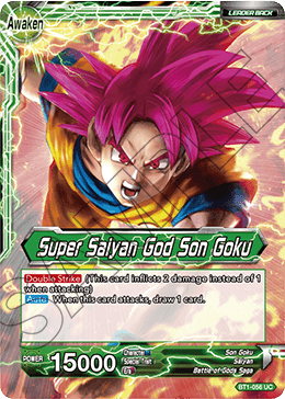 Son Goku // Super Saiyan God Son Goku BT1-056
