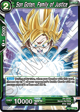Son Goten, Family of Justice BT1-063