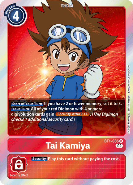 Tai Kamiya BT1-085-RB1
