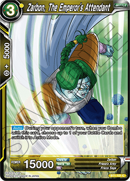 Zarbon, The Emperor's Attendant BT1-101