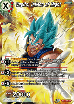 Vegito, Unison of Might BT10-003