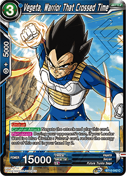 Vegeta, Warrior That Crossed Time BT10-042