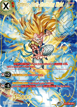 Gotenks, Earth-Shattering Might BT11-003 (Special Rare)
