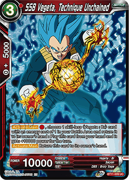 SSB Vegeta, Technique Unchained BT11-009