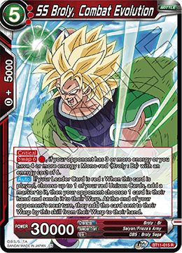 SS Broly, Combat Evolution BT11-015