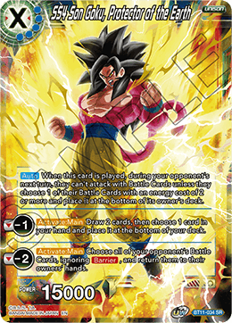SS4 Son Goku, Protector of the Earth BT11-034