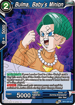 Bulma, Baby's Minion BT11-037