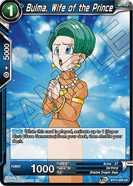 Bulma, Wife of the Prince BT11-055