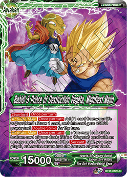 Vegeta & Babidi // Babidi & Prince of Destruction Vegeta, Mightiest Majin BT11-062