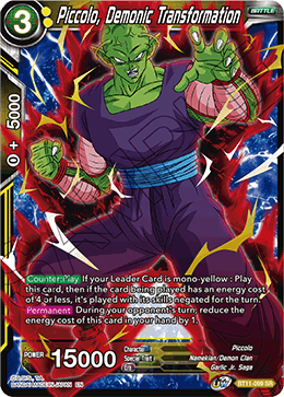 Piccolo, Demonic Transformation BT11-099