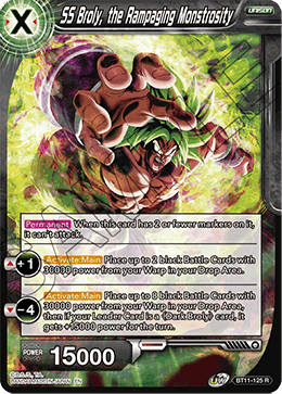 SS Broly, the Rampaging Monstrosity BT11-125