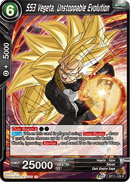 SS3 Vegeta, Unstoppable Evolution BT11-129