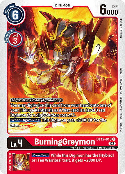 BurningGreymon BT12-013