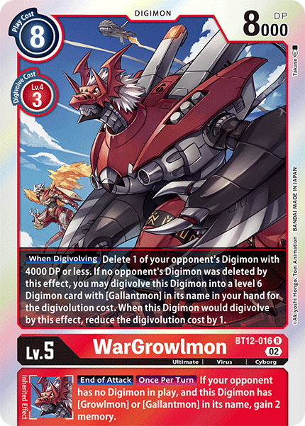 WarGrowlmon BT12-016