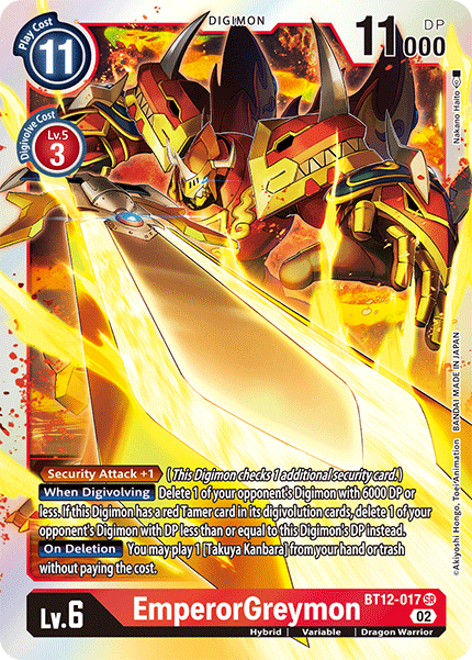 EmperorGreymon BT12-017