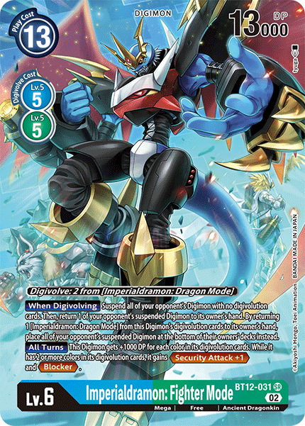 Imperialdramon: Fighter Mode BT12-031 (Alternate Art)
