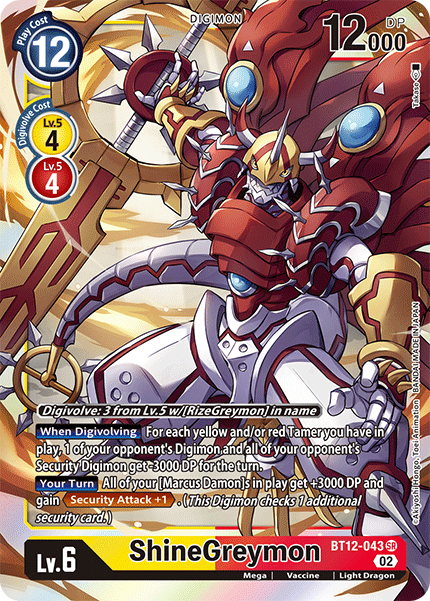 ShineGreymon BT12-043