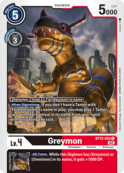 Greymon BT12-062