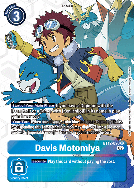 Davis Motomiya BT12-090 (Alternate Art)