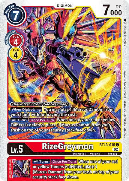RizeGreymon BT13-015