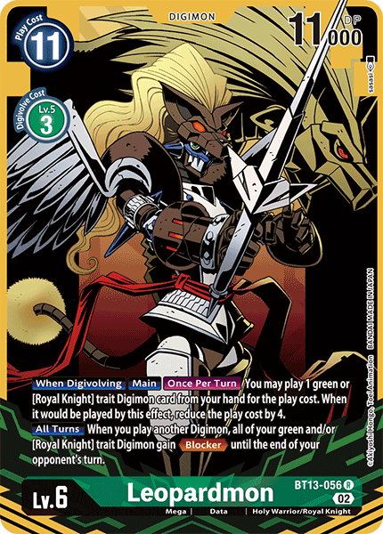 Leopardmon BT13-056 (Alternate Art)