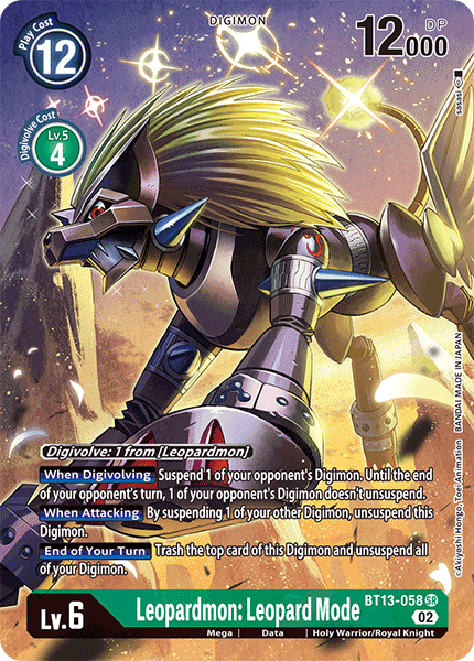 Leopardmon: Leopard Mode BT13-058 (Alternate Art)