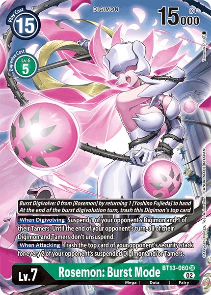 Rosemon: Burst Mode BT13-060 (Alternate Art)