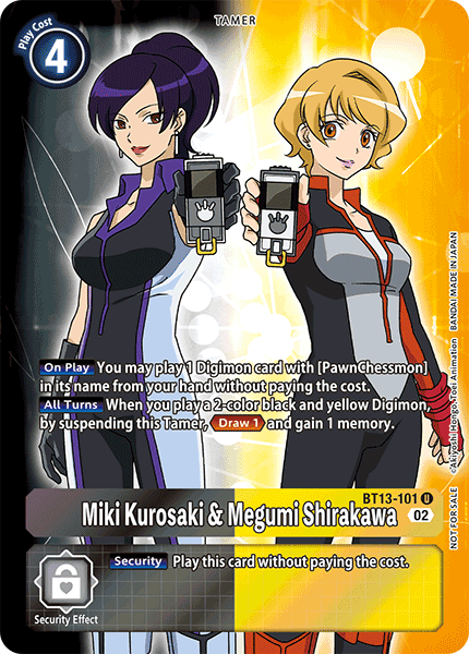 Miki Kurosaki & Megumi Shirakawa BT13-101 (Alternate Art)