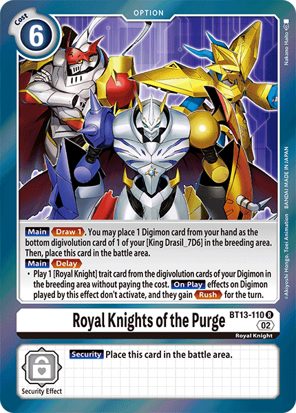Royal Knights of the Purge BT13-110