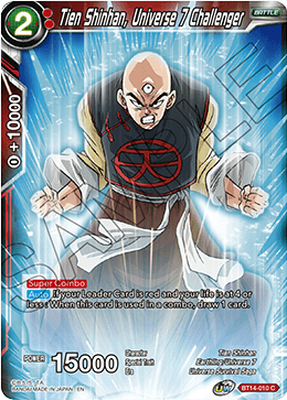 Tien Shinhan, Universe 7 Challenger BT14-010