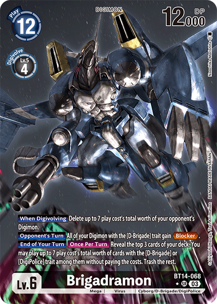 Brigadramon BT14-068 (Alternate Art)